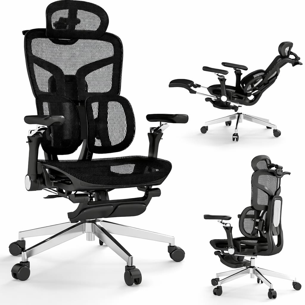 SG620-black Ergonomic mesh chair